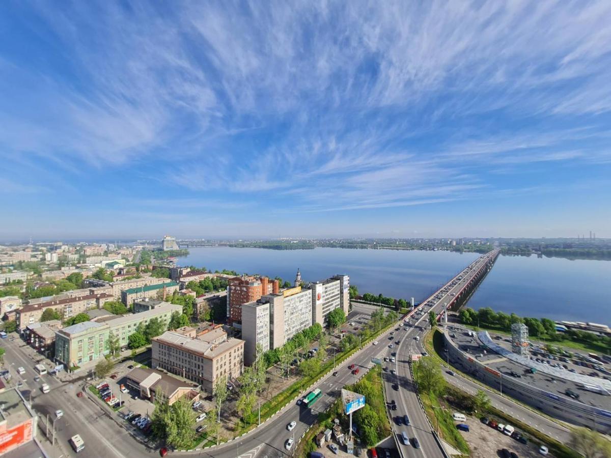 Skytech Most City Hotel 19 Floor Panoramic View Dnipro Exterior photo